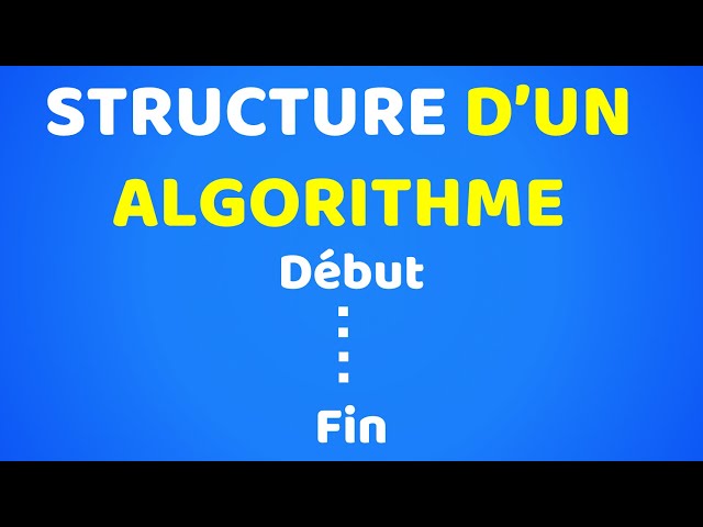 The structure of an algorithm explained simply