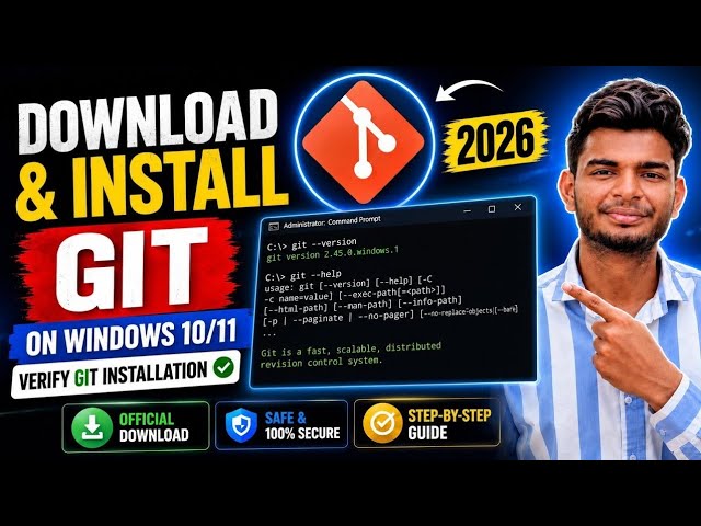How to Download & Install Git on Windows 10/11 (2026) | Git Setup Guide