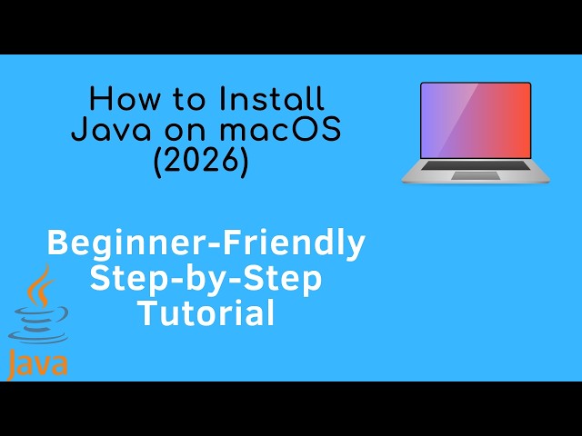 How to Install Java on macOS (2026) | Step-by-Step Installation Guide for Mac.  #Java #macOS