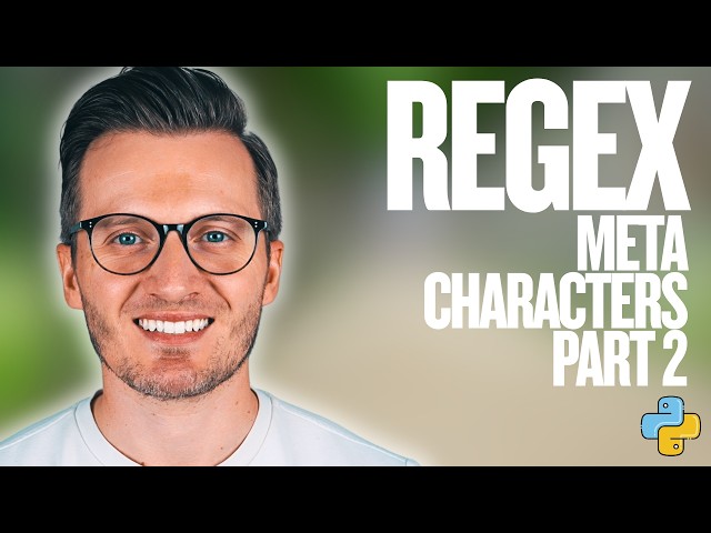 Python Day 180: Regular Expressions Meta Characters (Part 2)