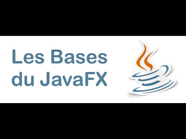 JavaFX et maven avec IntelliJ