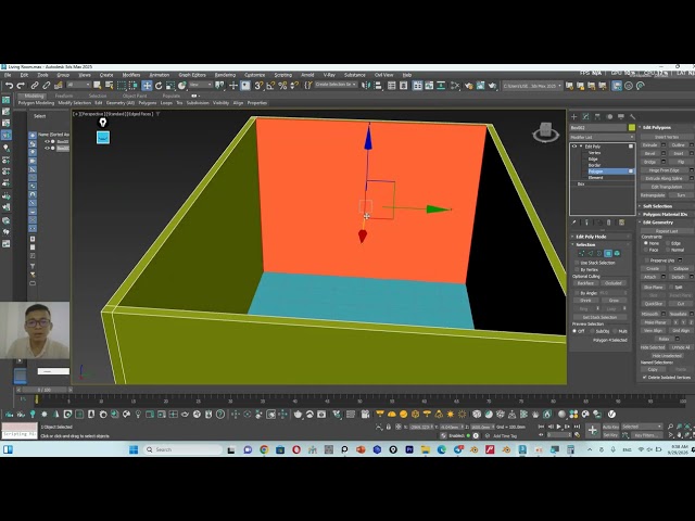 002_3Ds Max tutorial Modeling living Room