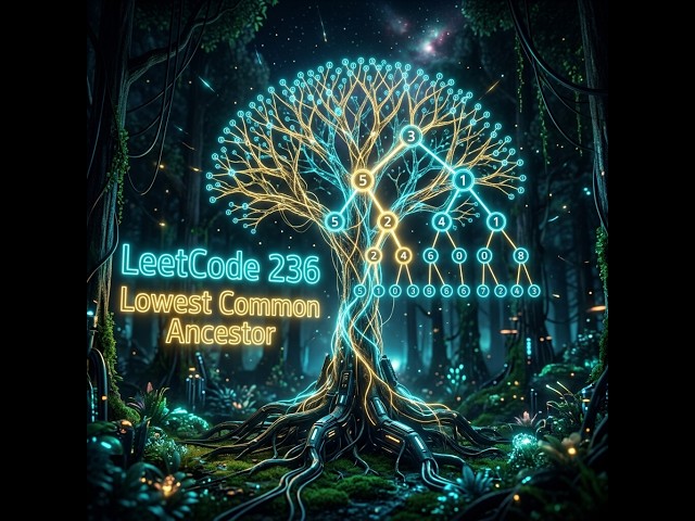 LeetCode 236: Lowest Common Ancestor of a Binary Tree in less than 5 minutes | Recursive DFS