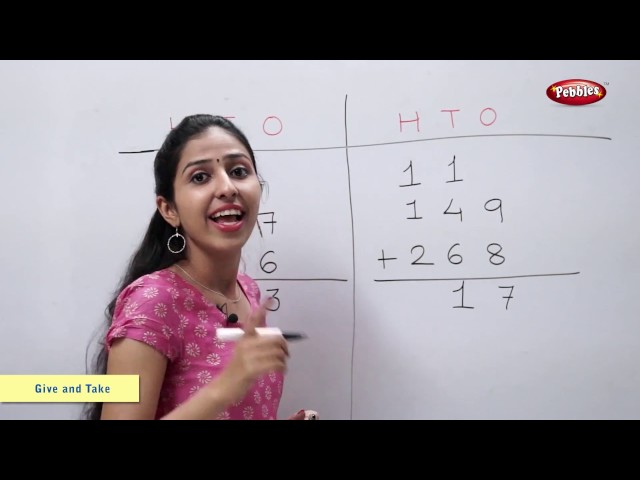 Addition of Three Digit Numbers | Addition | Maths For Class 2 | Maths Basics For CBSE Children