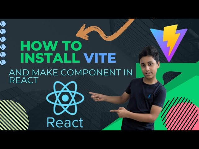 How to create React component and install Vite | how to create React Component