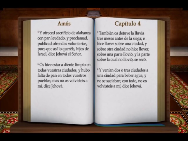 La Palabra de Dios. Amós. Biblia hablada RV 1960.