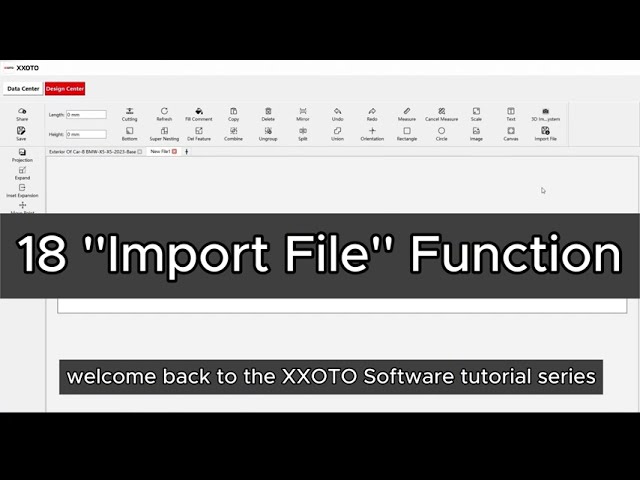 18- XXOTO Software ''Import File'' Function