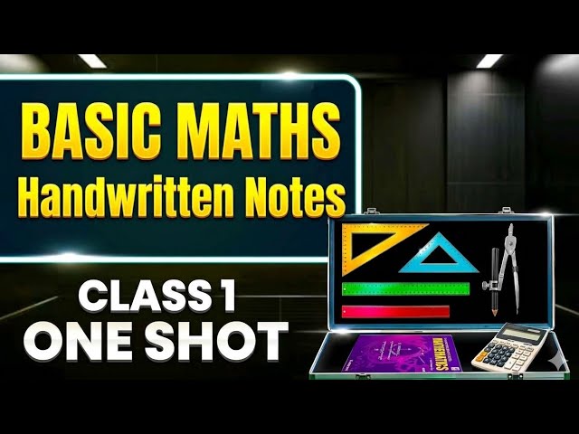 Complete Basic Maths in One Shot 🔥 | SSC Maths Handwritten Notes | Chant study 