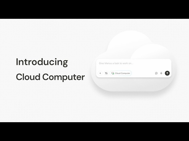 Presentamos Cloud Computer para Manus | Crea bots, bases de datos y automatizaciones 24/7 sin cód...