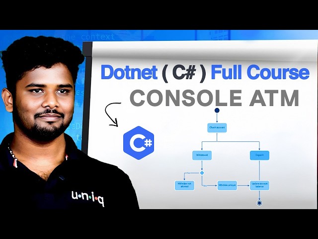 Dotnet C# free course 2026 | Ep 13 | C# 13 Console Atm in Tamil