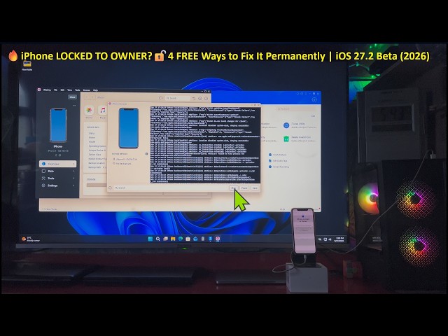 Erase / Unlock🔥Permanently iPhone “Locked to Owner”🔓4 FREE Methods | iOS 27.2 Beta✅