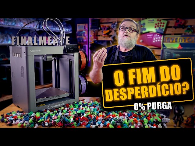 Zero-Waste 3D Printer? I Tested the FlashForge Creator 5!
