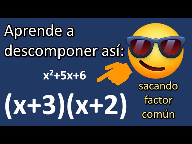 FACTORIZAR POLINOMIOS. Método de sacar factor común. Trinomios.