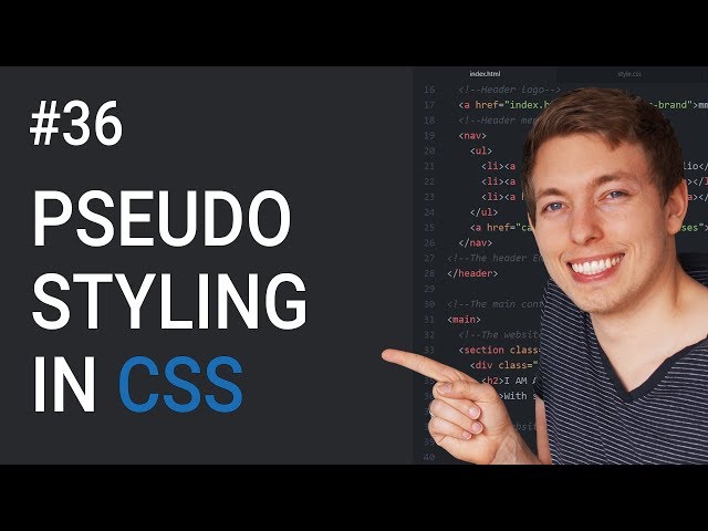 36: CSS Pseudo Elements and Classes | Style Part of an Element | Learn HTML and CSS | Full Course