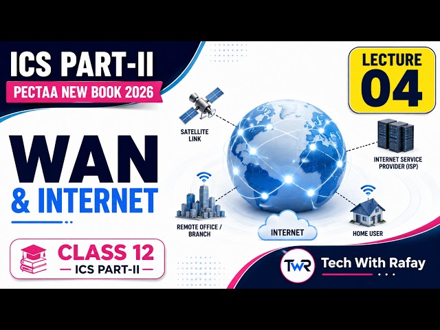 12th Computer| Chapter 1 Networks| Wide Area Network| Public WAN Internet