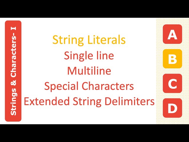 Lesson 3.1 - Strings and Characters | Swift Coding Tutorial | ABCD