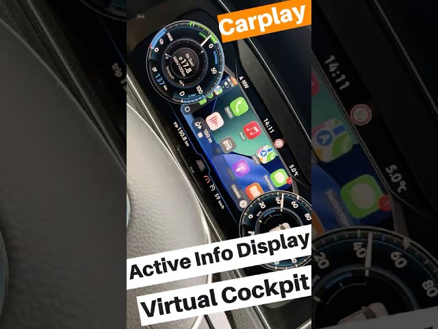 Apple CarPlay in the Active Info Display Cluster? 👀 VW Hack