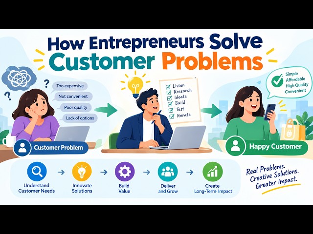 How Entrepreneurs Solve Customer Problems (12 Minutes)