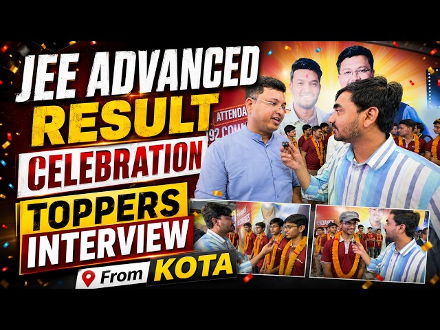 JEE Advanced 2026 Result Celebration Toppers Interview from NV Sir Coaching Motion, #kota #jee ✌️