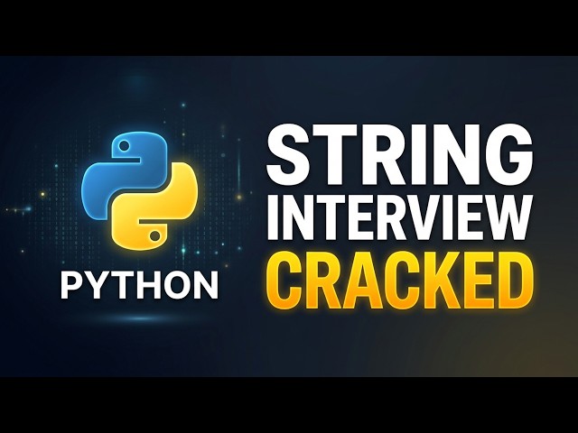 43 🐍 Top Python String Interview Questions & Coding Examples | Crack Python Interviews