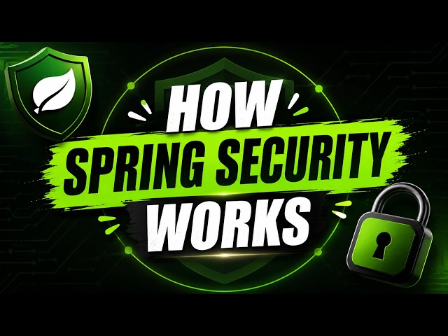 How Spring Security Works Internally 🔐 | Spring Security Architecture Explained