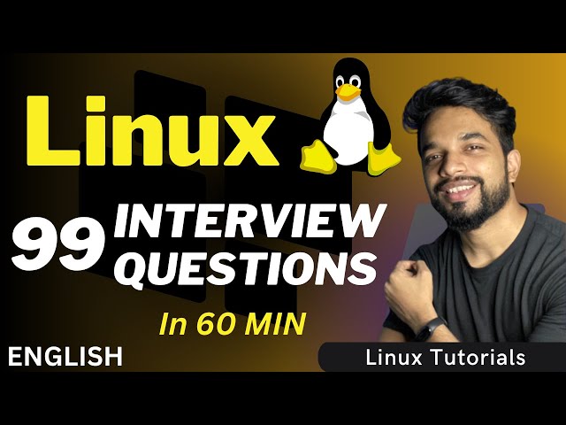 Linux Interview Questions from BASICS to ADVANCE | Linux QnA  [ENGLISH]