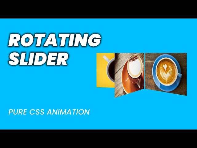Perspective Rotating Slider | CSS Animation
