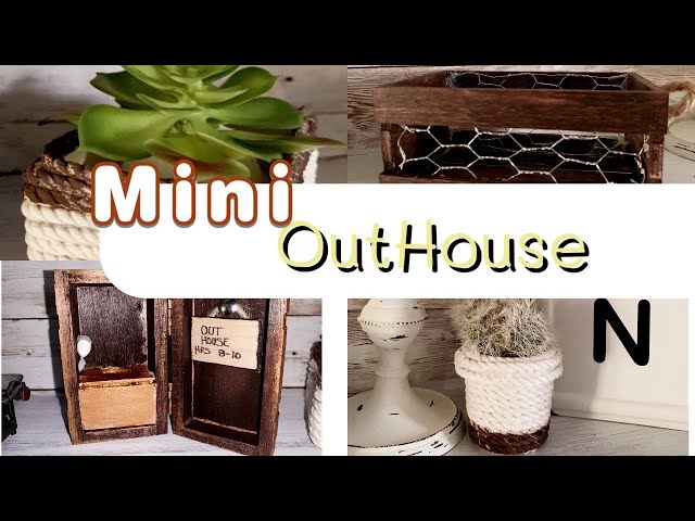 RUSTIC COUNTRY | FARMHOUSE MINI DECOR | DOLLAR TREE DIY