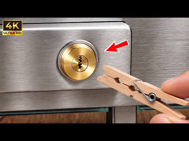 Open ANY Lock without a key in 10 seconds! 😱The Easiest Way Anyone can make it!