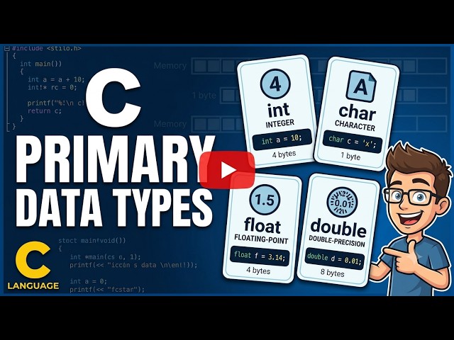 Primary Data Types in C | Easy Coding