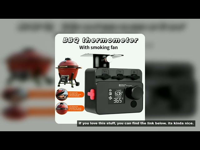 Wireless Bluetooth Meat Thermometer PID BBQ Fan Controller Temperature Control Probe for Smoker Kama