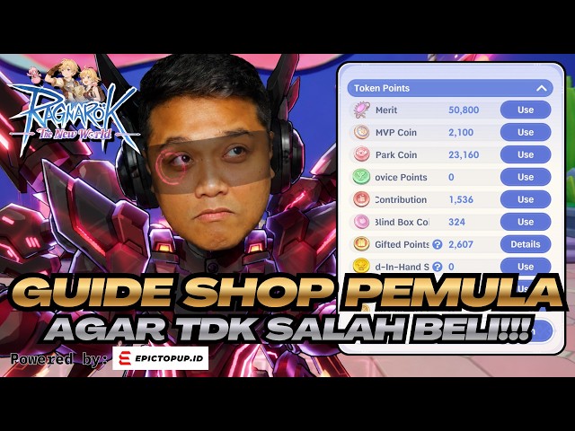 GUIDE SHOP BUAT PEMULA‼️APA AJA YG WAJIB DIBELI UTK PROGRESS⁉️Ragnarok: The New World