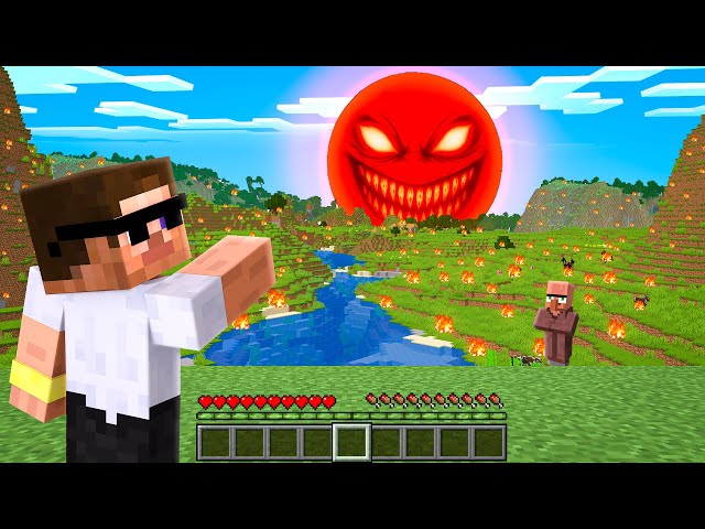 Sun Become Horror in Minecraft..
