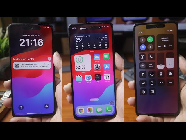 Cara Merubah Tampilan Android Menjadi iPhone IOS 17 - di Semua HP Android!