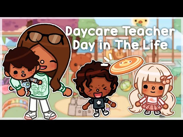 First Day Of Daycare 🧸🪄 | *with voice* 🔊 | Toca Boca Roleplay