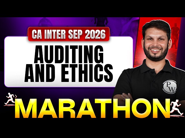 CA Inter Auditing And Ethics: Full Day Marathon | Audit Marathon | CA Inter | Sep 26 | Ankit Mundra