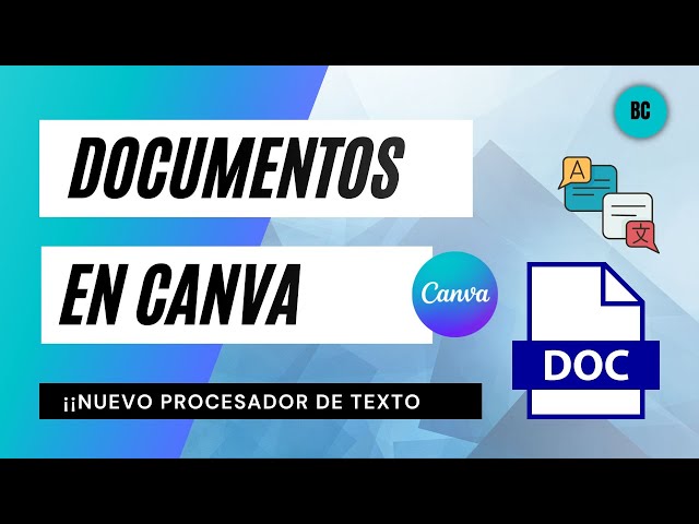 CANVA DOCS - Documents | Tutorial in Spanish - NEW
