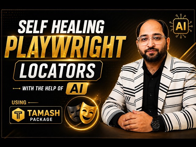 Self Healing Playwright TS with the help of AI using TAMASH