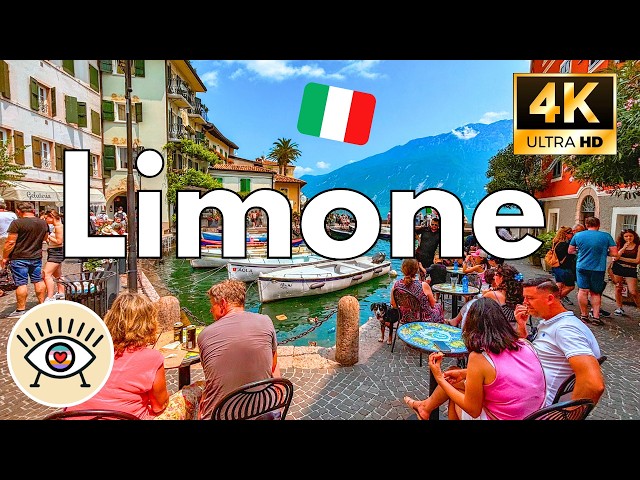 Limone sul Garda  ~ Italia ~ WALKING TOUR | 🍋 DEMASIADO bonito para ser VERDAD! 🍋