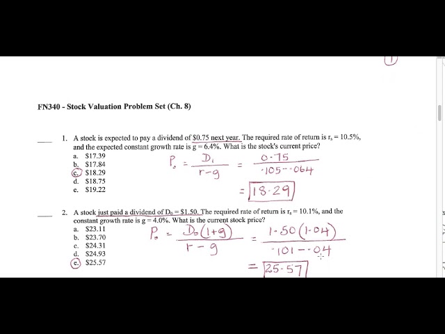 Problem Solutions Part 1