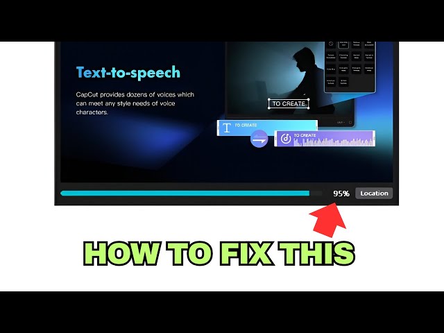 Capcut Desktop Installer Stuck at 95% Fix