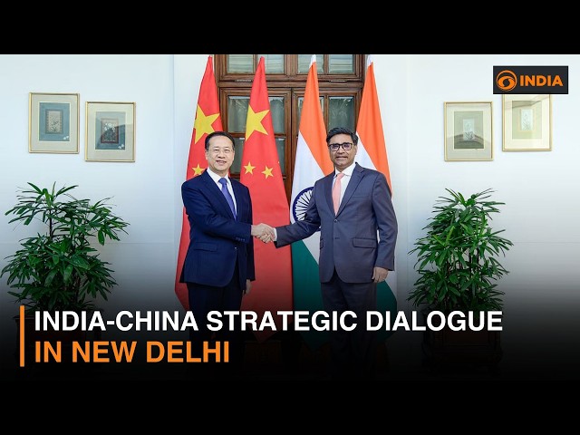 India-China strategic dialogue in New Delhi & more news | DD India Live