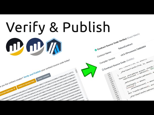 Verify and Publish your smart contract on BscScan, EtherScan, BaseScan and other Block Scanners