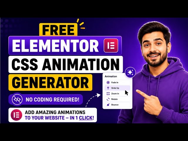 Free Elementor CSS Animation Generator | No Coding Required