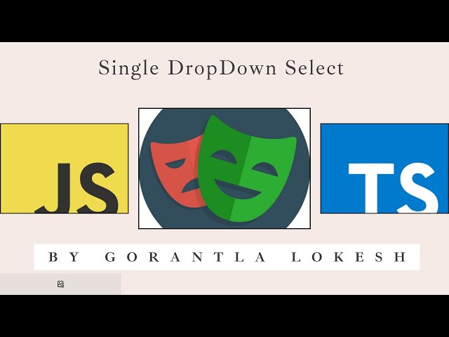 [2024] Part 10: Handle Single Dropdown box in playwright | JavaScript & TypeScript