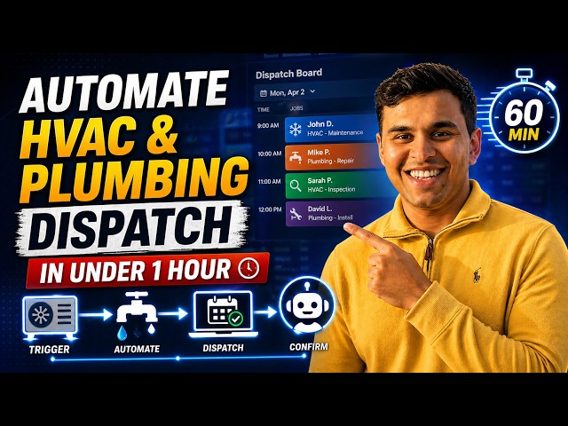 I Automated an Entire HVAC Company's Dispatching in Under 1 Hour (AI Dispatcher Walkthrough)