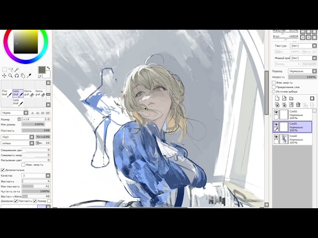 Saber"Fate" speedpaint