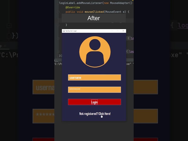 I improved my old Login GUI to look more modern in Java