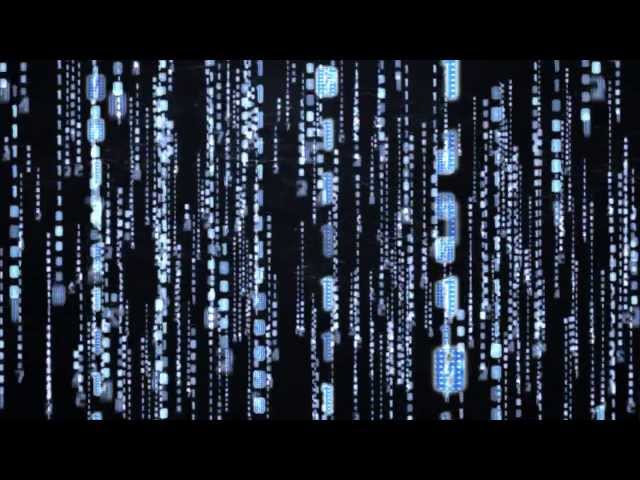3D Matrix Code Blue [HD] - Enter the Matrix!