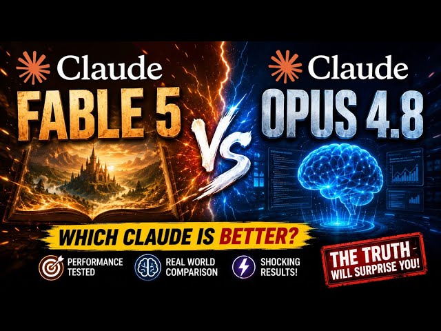 Claude Fable 5 vs Opus 4.8: Which AI Is Better? (Live Comparison) | Tamil